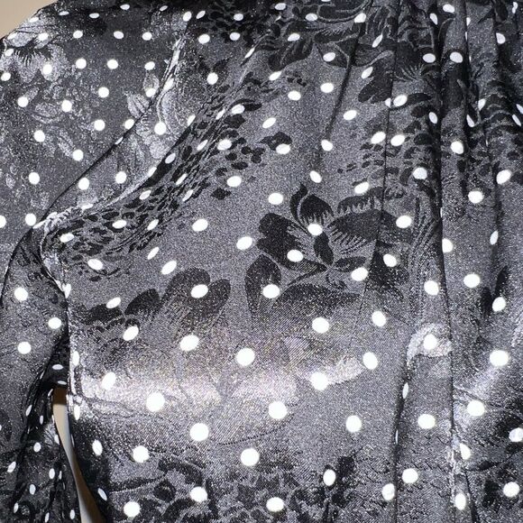 Calvin Klein Neck Bow Polka Dot Dress size 4 - Picture 5 of 9